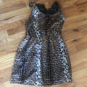 Leopard print dress